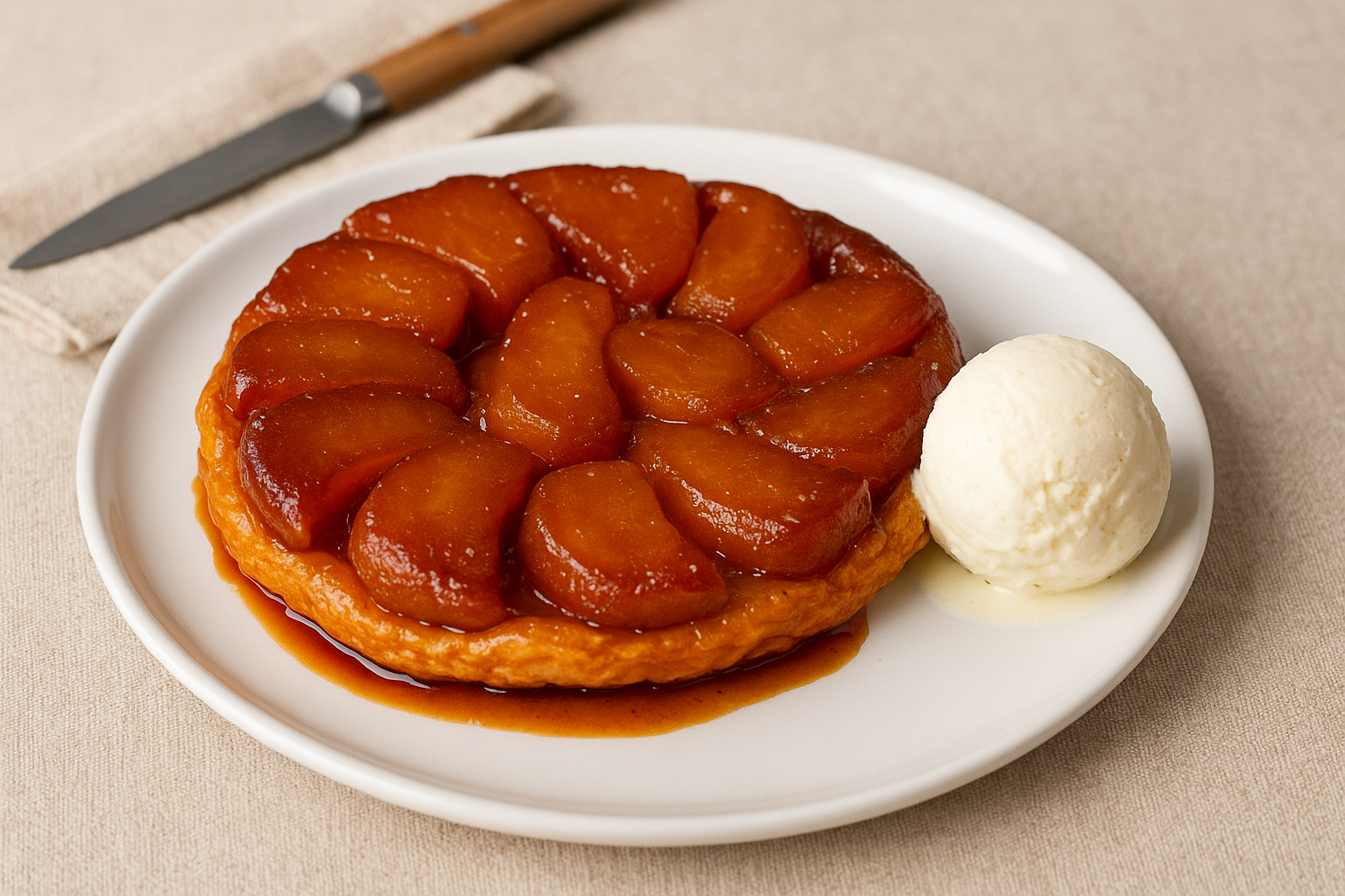 Tarte Tatin Recette Française Traditionnelle, Facile et Caramélisée